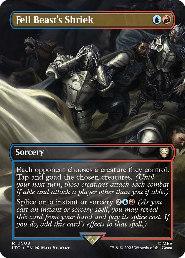 Fell Beast's Shriek (LTC-508) (Borderless)