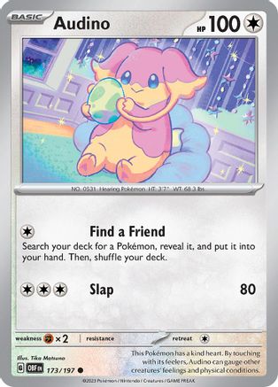 Audino (OBF-173) (Reverse Holofoil)