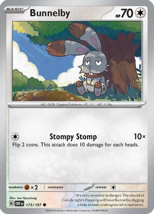 Bunnelby (OBF-175) (Reverse Holofoil)