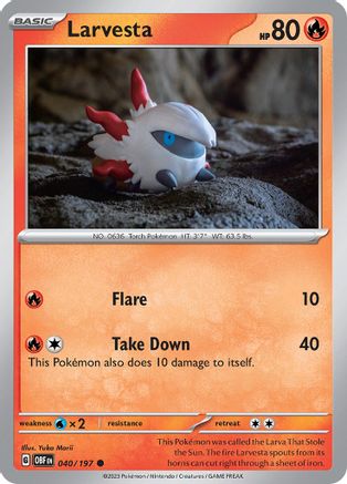 Larvesta (OBF-040) (Reverse Holofoil)