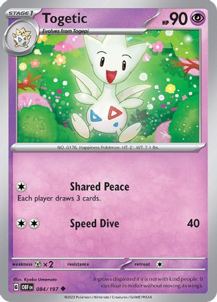 Togetic (OBF-084) (Reverse Holofoil)