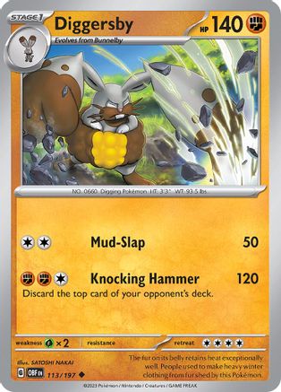 Diggersby (OBF-113) (Reverse Holofoil)