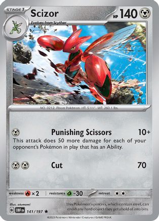 Scizor (OBF-141) (Holofoil)