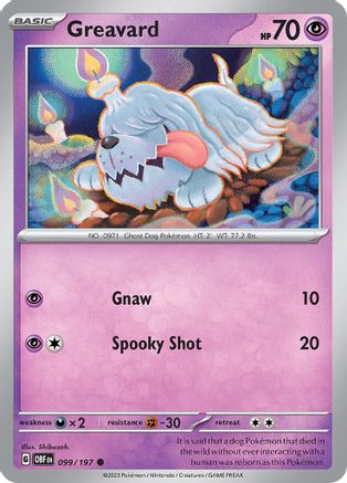 Greavard (OBF-099) (Reverse Holofoil)