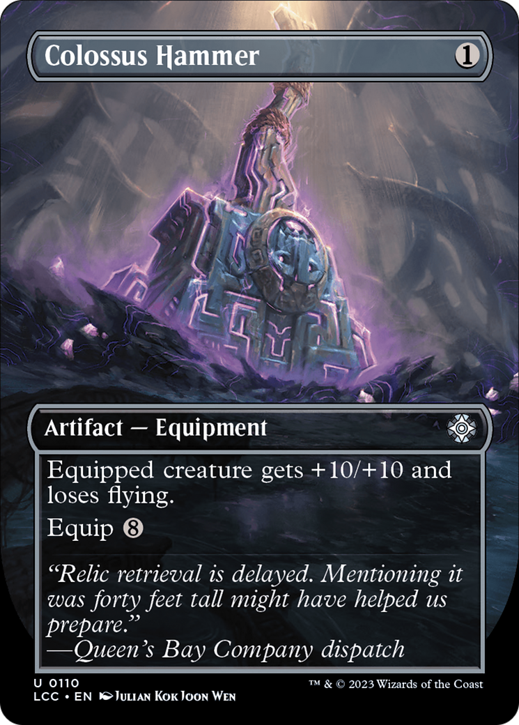 Colossus Hammer (LCC-110) (Borderless) (Foil)