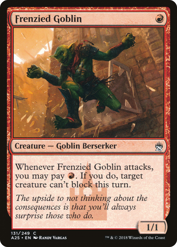 Frenzied Goblin (A25-131) (Foil)
