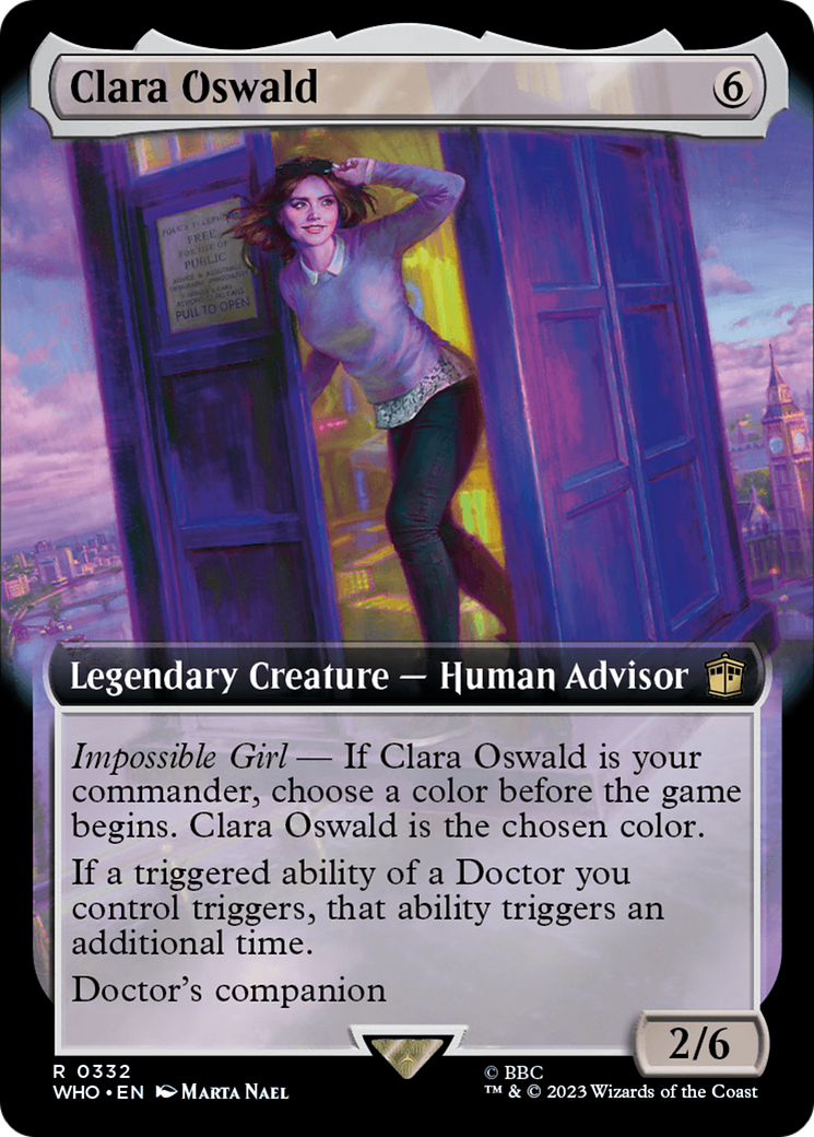 Clara Oswald (WHO-332) (Extended Art) (Foil)
