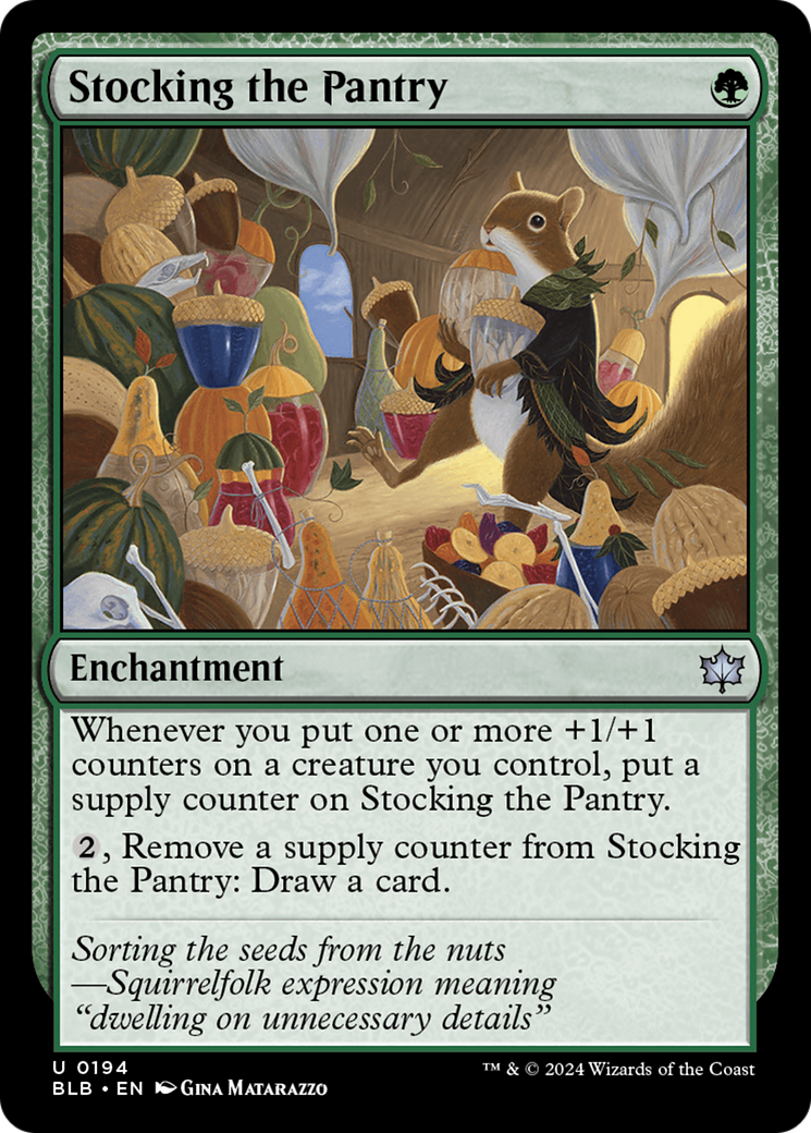 Stocking the Pantry (BLB-194) (Foil)