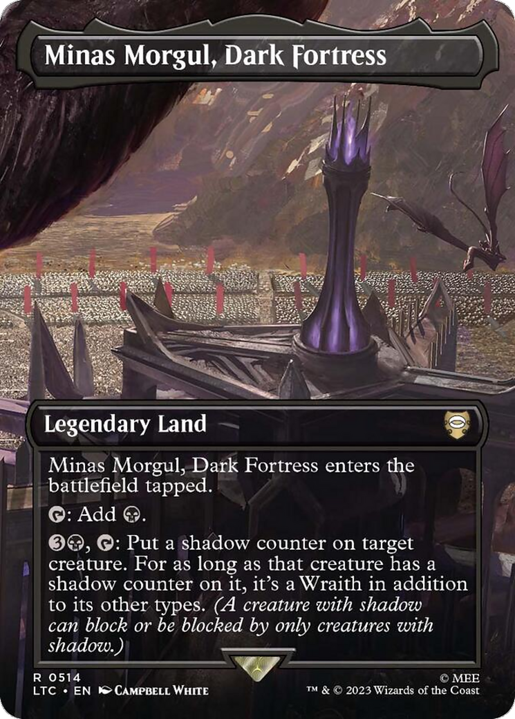 Minas Morgul, Dark Fortress (LTC-514) (Borderless) (Foil)
