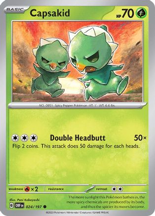 Capsakid (OBF-024) (Reverse Holofoil)