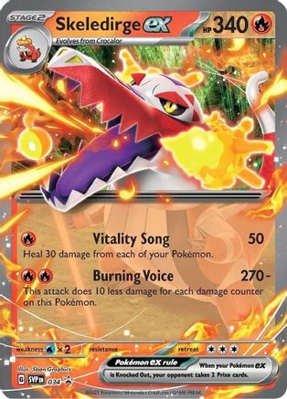 Skeledirge ex (SVP-034) (Holofoil)