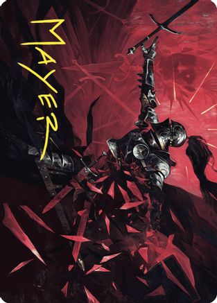 Shatter the Oath Art Card (Gold-Stamped Signature) (ASWOE-014)