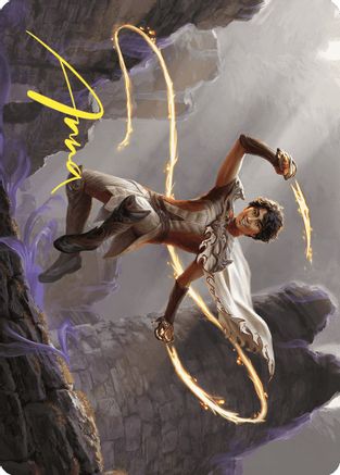 Kellan, the Fae-Blooded Art Card (Gold-Stamped Signature) (ASWOE-039)