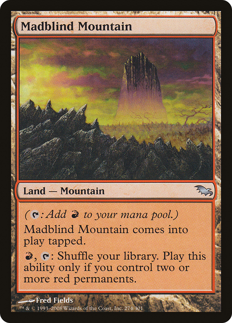 Madblind Mountain (SHM-274) (Foil)
