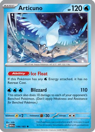 Articuno (MEW-144) (Holofoil)