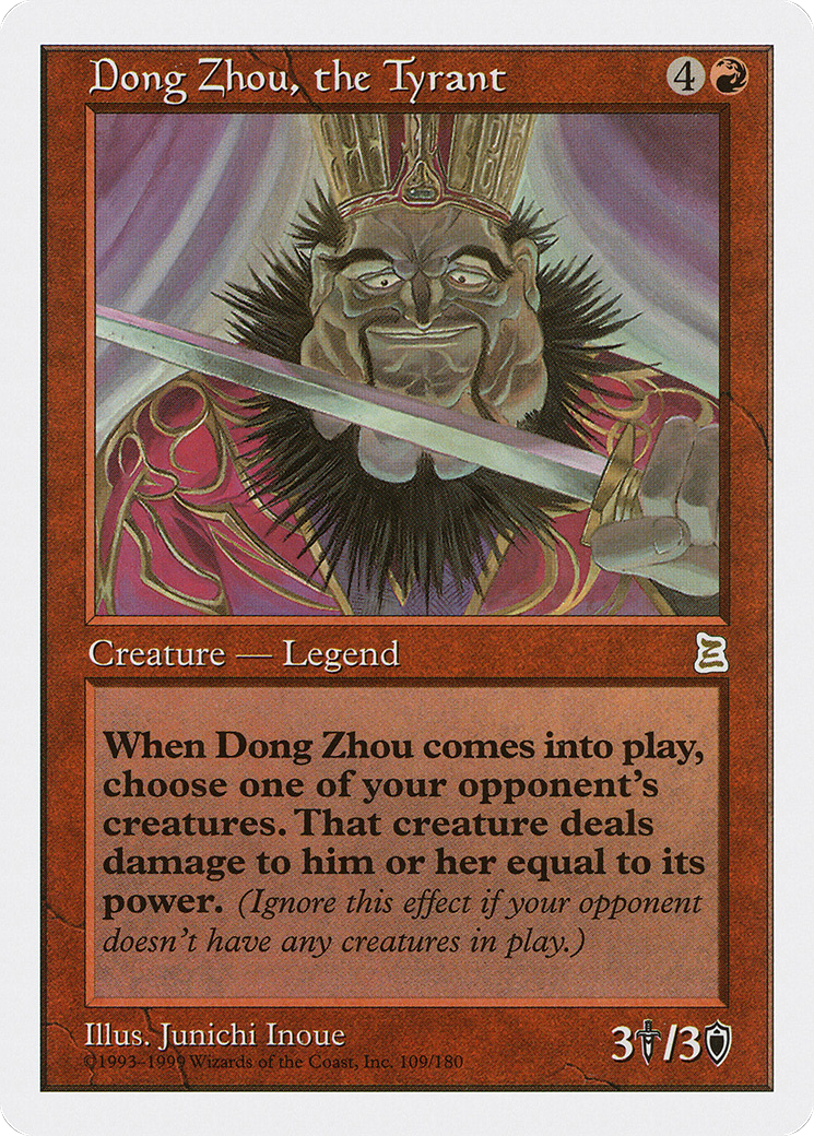 Dong Zhou, the Tyrant (PTK-109)