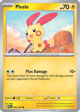 Plusle (PAR-060) (Reverse Holofoil)