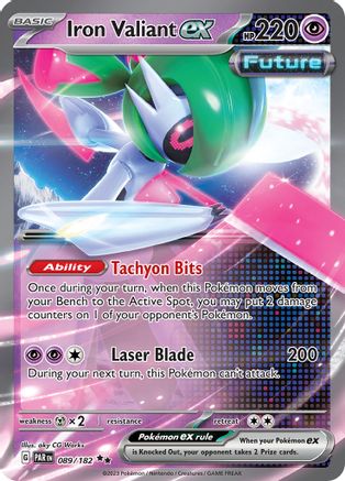 Iron Valiant ex (PAR-089) (Holofoil)