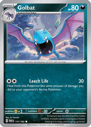 Golbat (PAR-111) (Reverse Holofoil)