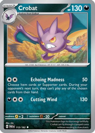 Crobat (PAR-112) (Reverse Holofoil)