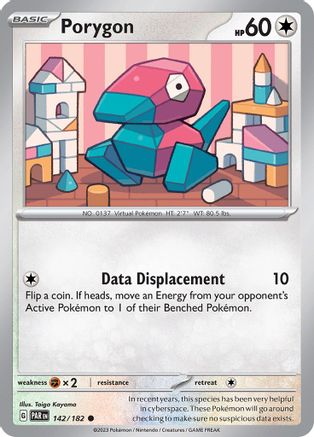 Porygon (PAR-142) (Reverse Holofoil)