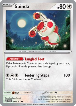 Spinda (PAR-151) (Reverse Holofoil)