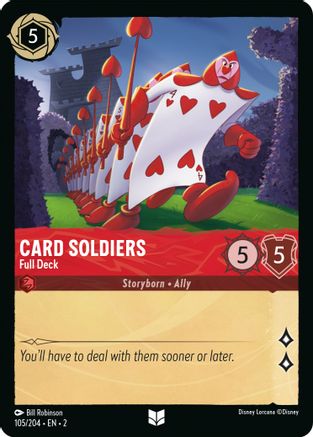 Card Soldiers - Full Deck (2-105) (Cold Foil)