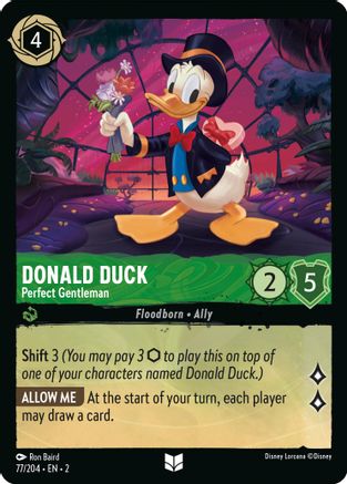 Donald Duck - Perfect Gentleman (2-077) (Cold Foil)