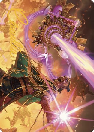 Cosmium Blast Art Card (Gold-Stamped Signature) (ASLCI-001)