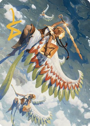 Resplendent Angel Art Card (5/81) (Gold-Stamped Signature) (ASLCI-005)