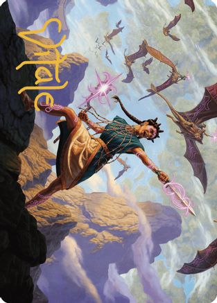 Warden of the Inner Sky Art Card (Gold-Stamped Signature) (ASLCI-007)