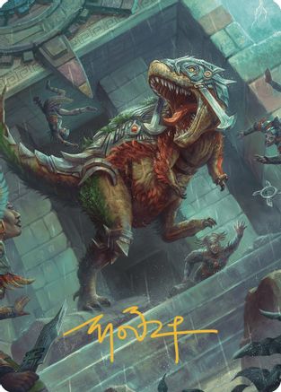 Carnage Tyrant Art Card (Gold-Stamped Signature) (ASLCI-066)