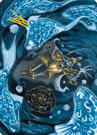 Eaten by Piranhas Art Card (Gold-Stamped Signature) (ASLCI-011)