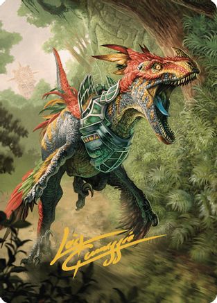 Dinosaur Token Art Card (Gold-Stamped Signature) (ASLCI-067)
