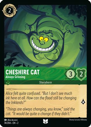 Cheshire Cat - Always Grinning (2-074) (Cold Foil)