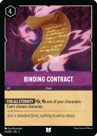 Binding Contract (2-065)