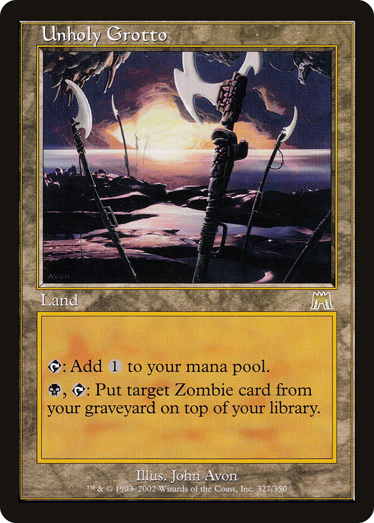 Unholy Grotto (ONS-327) (Foil)