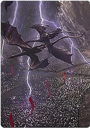 Mordor on the March Art Card (ASLTR-022)