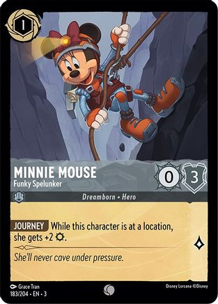 Minnie Mouse - Funky Spelunker (3-183) (Cold Foil)