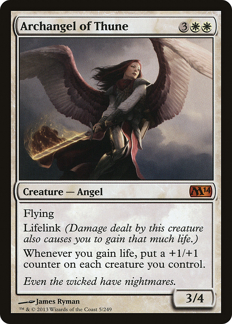 Archangel of Thune (M14-005) (Foil)