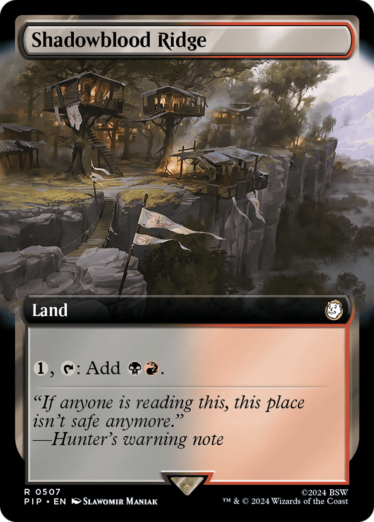 Shadowblood Ridge (PIP-507) (Extended Art)