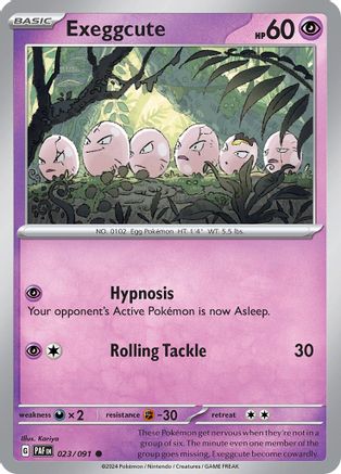 Exeggcute (PAF-023) (Reverse Holofoil)