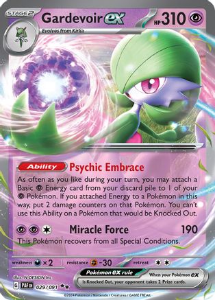 Gardevoir ex (PAF-029) (Holofoil)