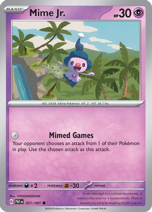 Mime Jr. (PAF-031) (Reverse Holofoil)