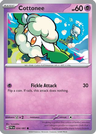 Cottonee (PAF-034) (Reverse Holofoil)