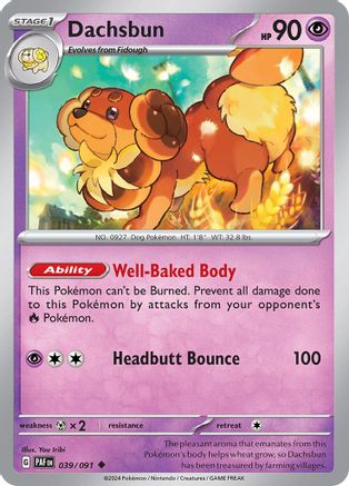 Dachsbun (PAF-039) (Reverse Holofoil)