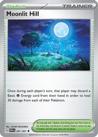 Moonlit Hill (PAF-081) (Reverse Holofoil)