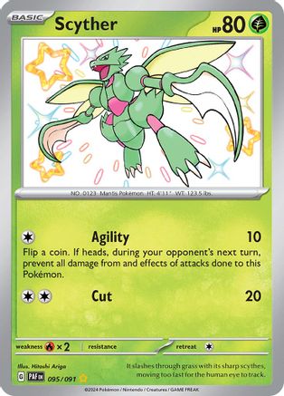 Scyther (PAF-095) (Holofoil)