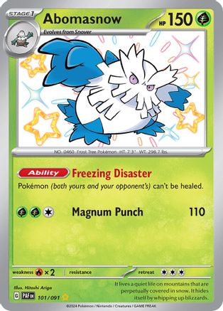 Abomasnow (PAF-101) (Holofoil)