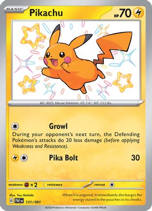 Pikachu (PAF-131) (Holofoil)